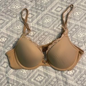 Soma embraceable push up lace trim bra